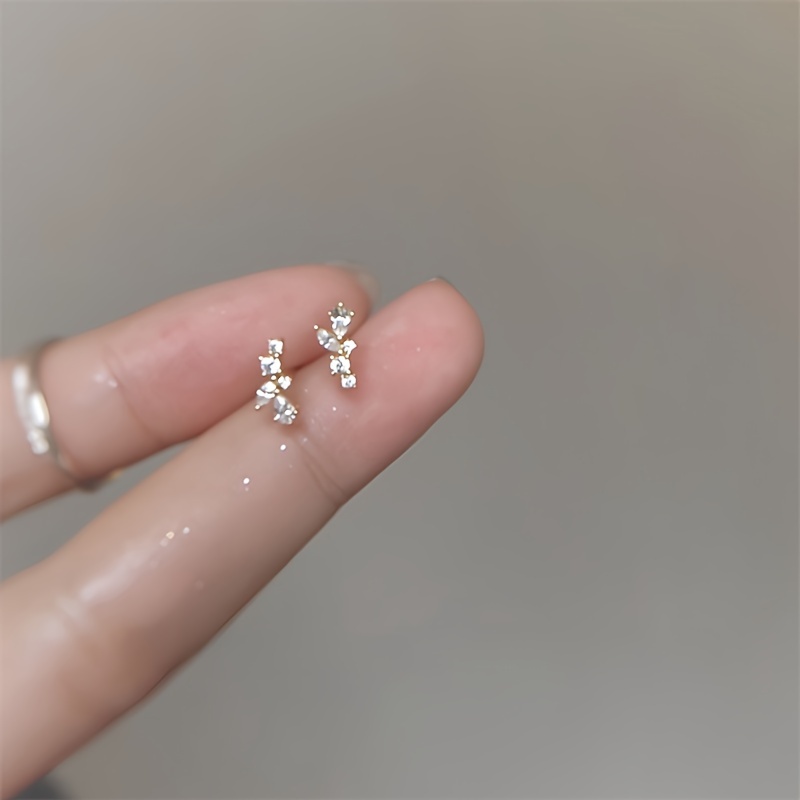 1 pair vintage minimalist wheat ear stud earrings women kc - Temu