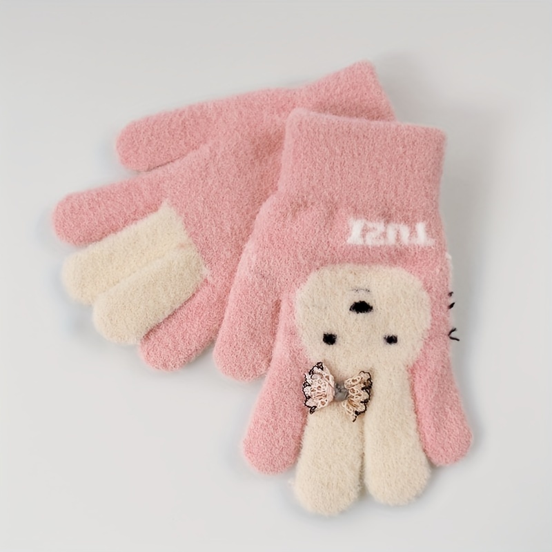 Children's Winter Warm Keeping Gloves - Suitable For 3-6 Years Old