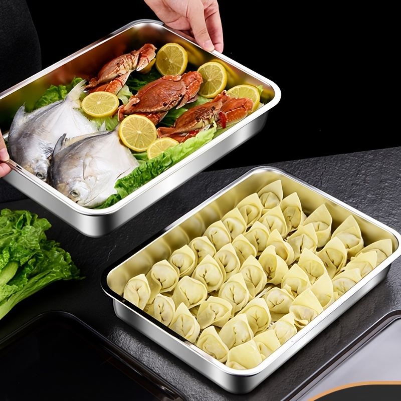 Large Capacity Dumpling Box, Household Refrigerator Freezer Special Sealed  Fresh-keeping Multi-layer Quick-freezing Food Ravioli Storage Box, Home  Kitchen Supplies - Temu