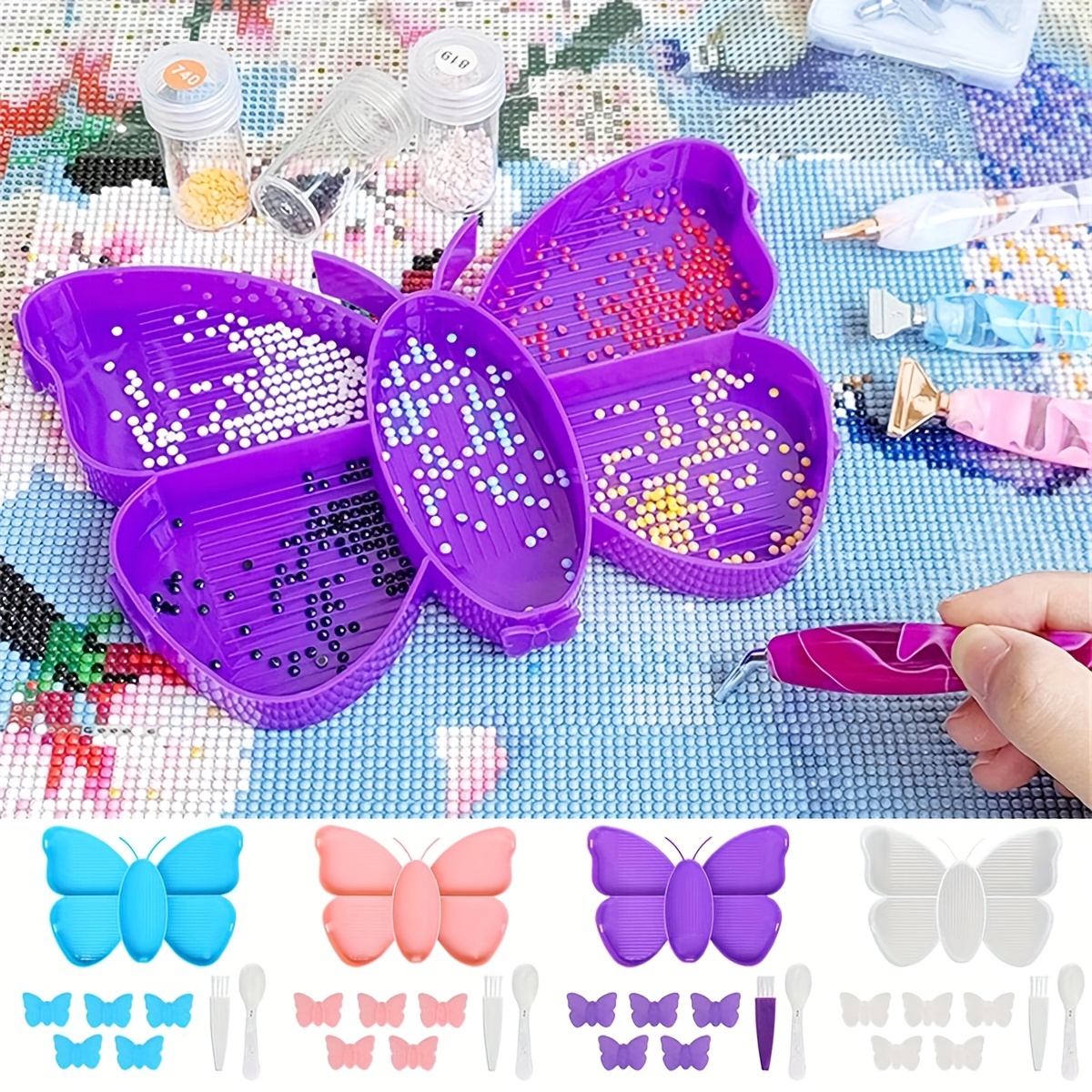 Diamond Painting Drill Disk Diy Multifunctional Butterfly - Temu