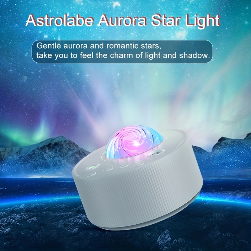 Luz Proyectora Star Aurora De 1pc, Proyector De Aurora Boreal Northern  Lights, Luz Nocturna Estrellada De 14 Colores, Proyector De Planetas En El  Tech