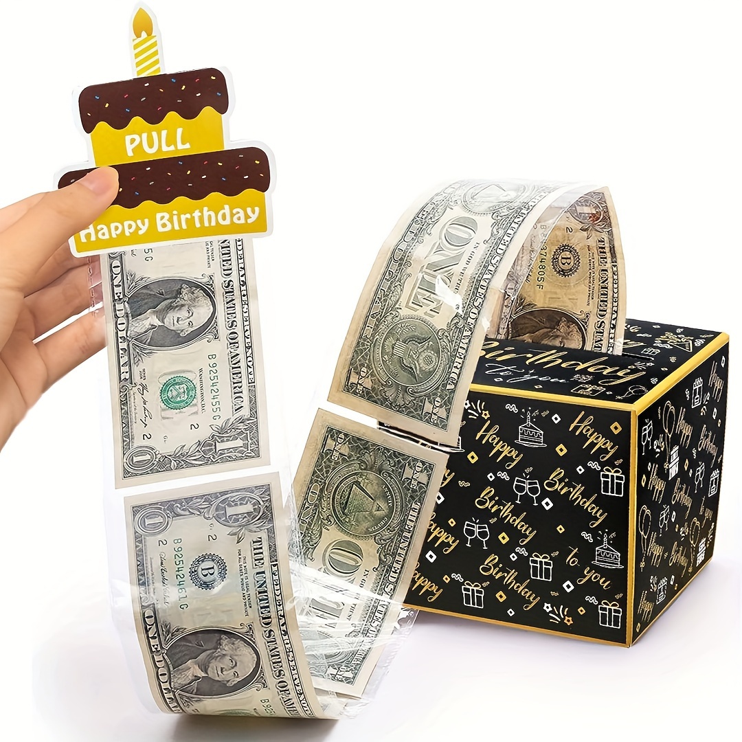 Surprise Gift Box Explosion for Birthday, Diy Folding Gift Box, Cash Money  Box Gift Box, Pop-Up Explosion Gift Box for Birthday, Christmas,  Anniversary 