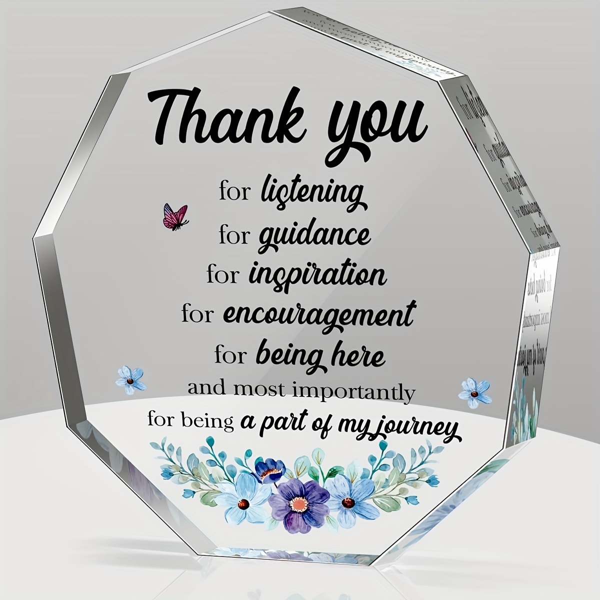 Inspirational Birthday Gifts For Women Office Decor Gifts For Best Friend  Coworker Boss - Clear Desk Decorative Sign For Home Office, Acrylic - Temu