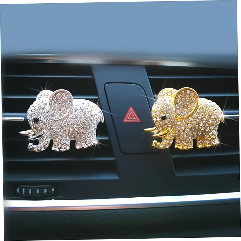 Crystal Elephant Car Parfum Mignon Accessoires de Voiture