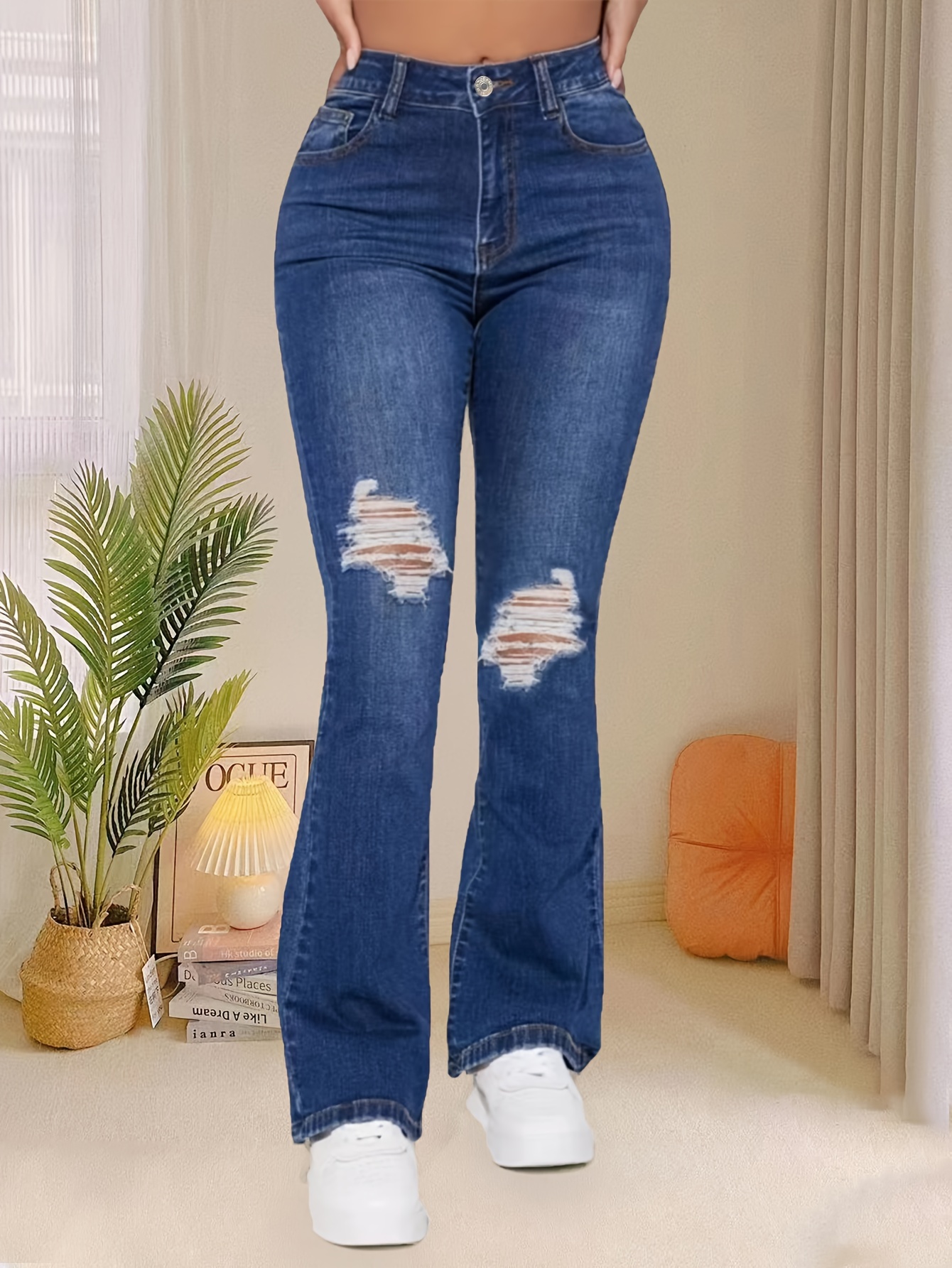 Boot Cut Girl Jeans - Temu