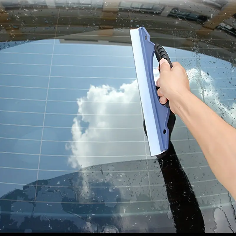 Silica Gel Water Wiper Car Window Squeegee Car Glass Cleaner - Temu