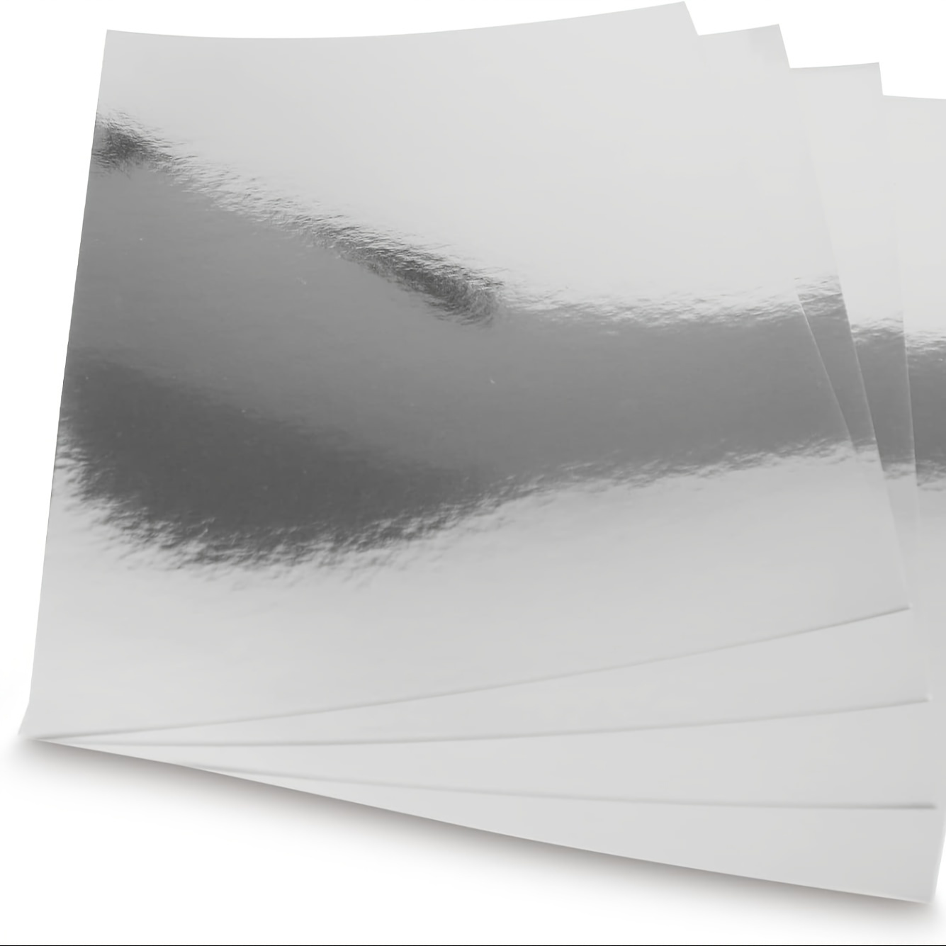 

10sheets Metallic Golden Silvery Cardstock Paper, 21x 29.7cm Golden Silvery Paper Foil Board, Mirror Perfect For Crafting, Invitations And Decorations