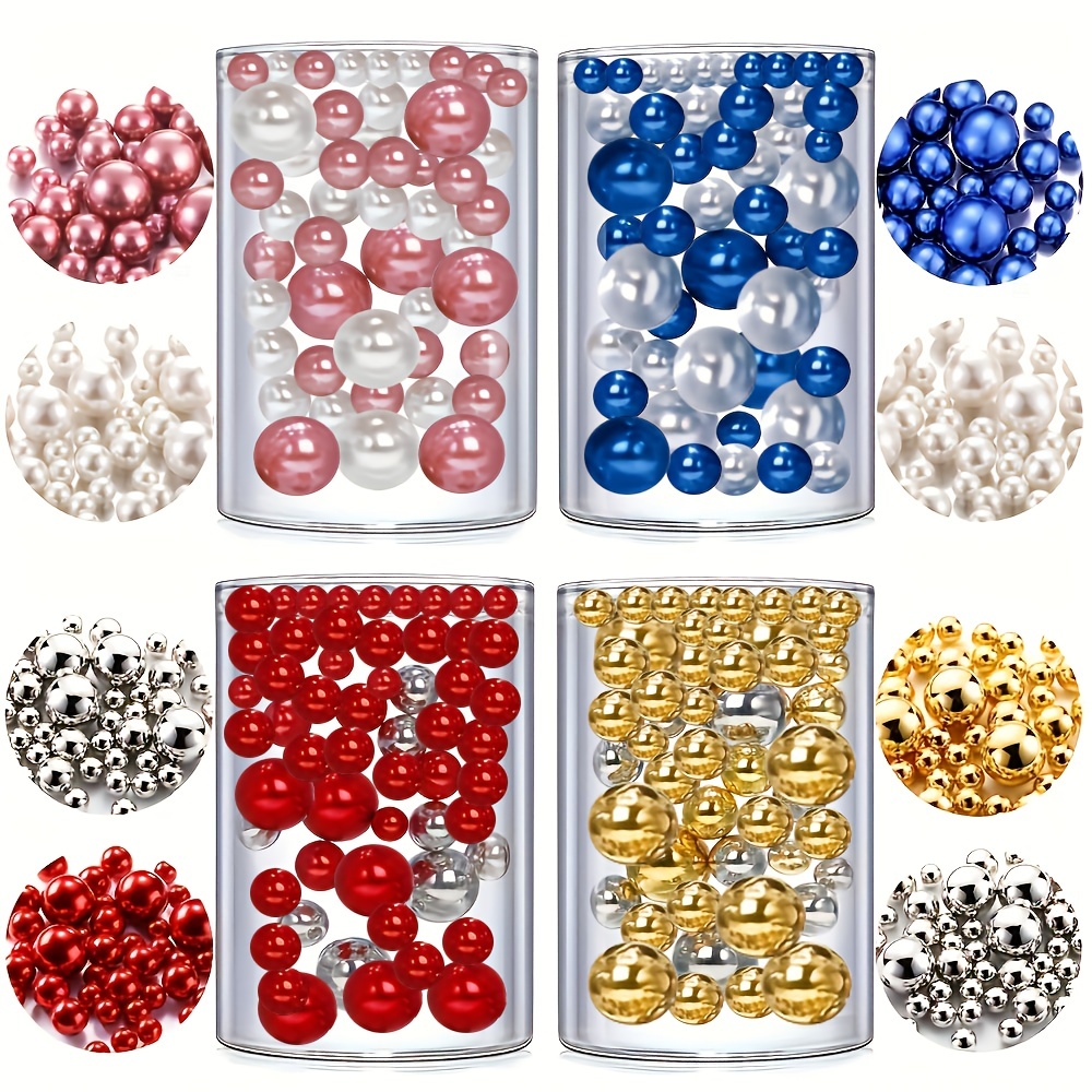 Glass Beads for Jewelry Making, Beading Supplies for Kids, Holiday Festival  Glass Beads Bulk Assorted, 40 pcs (Christmas)
