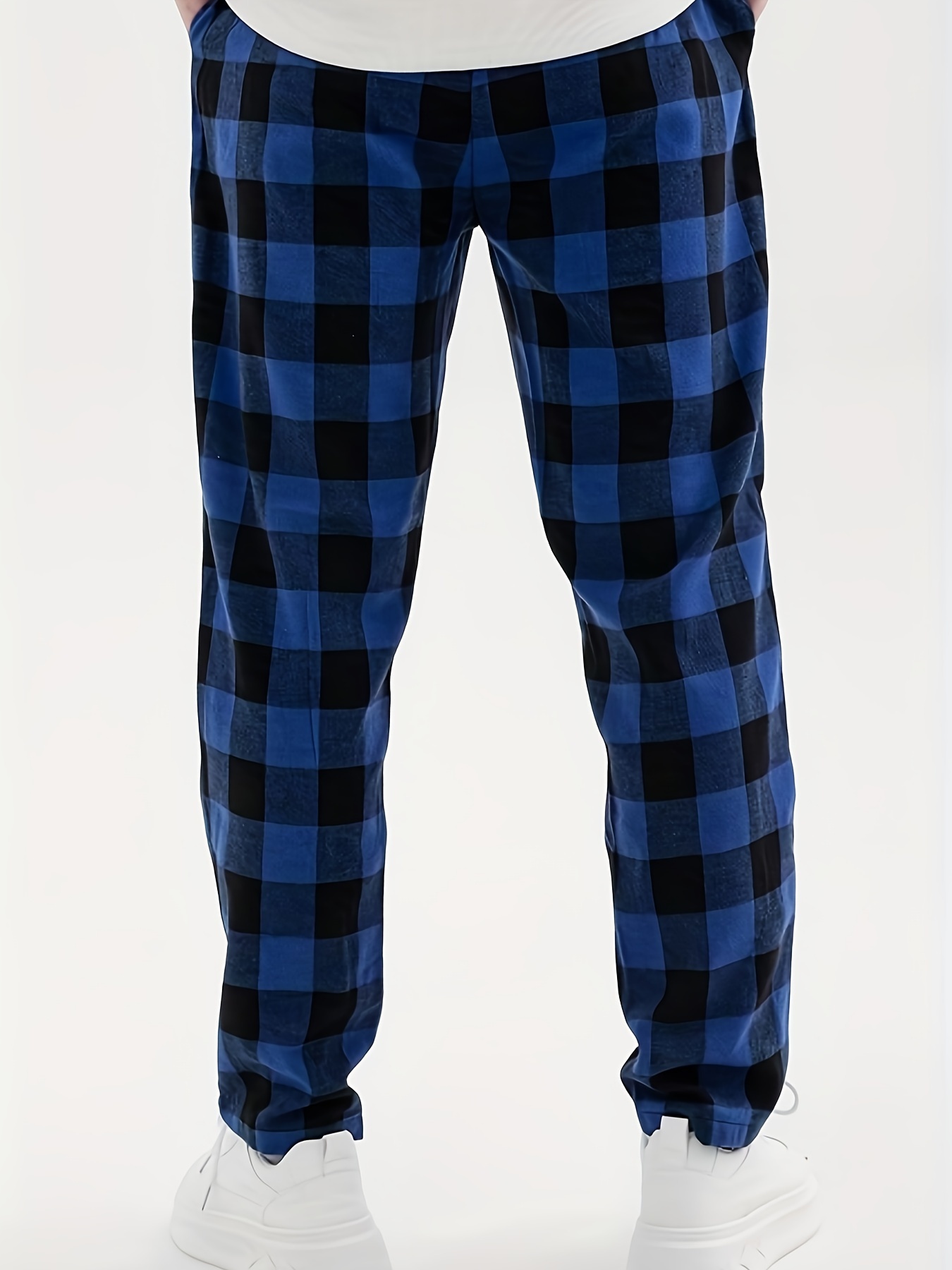 Pantalones Pijama Hombre Pijamas Dormitorio Cuadros Suaves - Temu