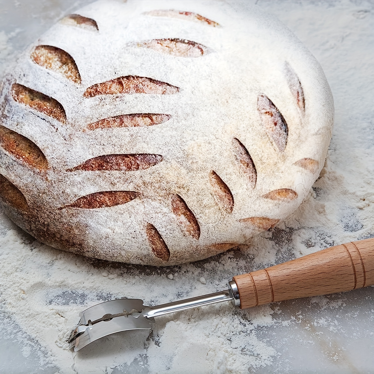 Silicone Bread Baking Set With Slicer Dough Whisk And - Temu