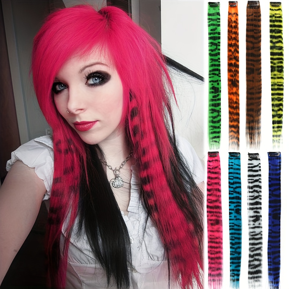 Hot Pink Feather Hair Extension Clip