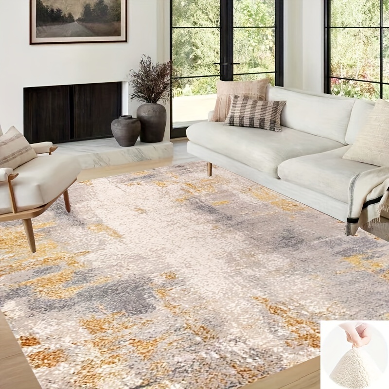 Modern Minimalist Nordic Area Rug, Anti-slip Non-shedding Stain