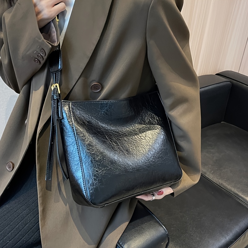 Fashion All-match Shoulder Bag, Large-capacity Pu Handbag, Duck  Large-capacity Tote Bag - Temu France