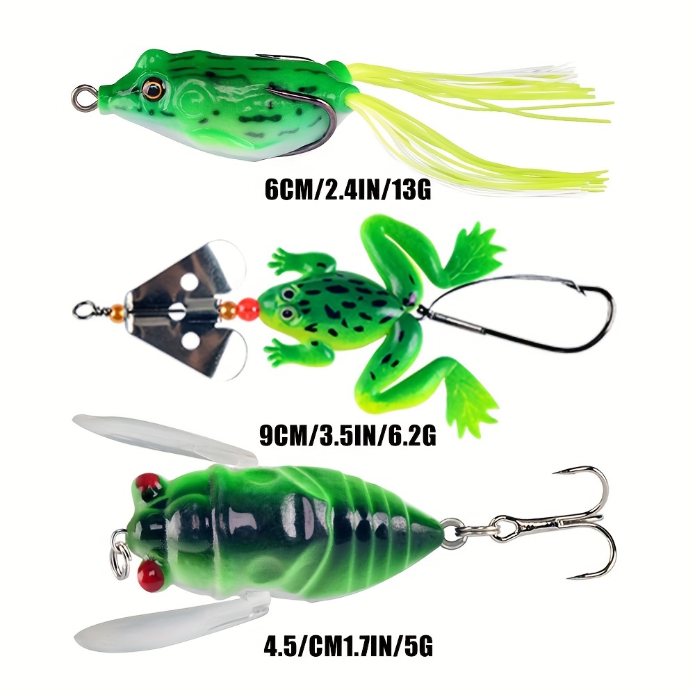 Fishing Lure Bait Kit Luminous VIB Popper Crank Minnow Pencil Glow Lu:KE