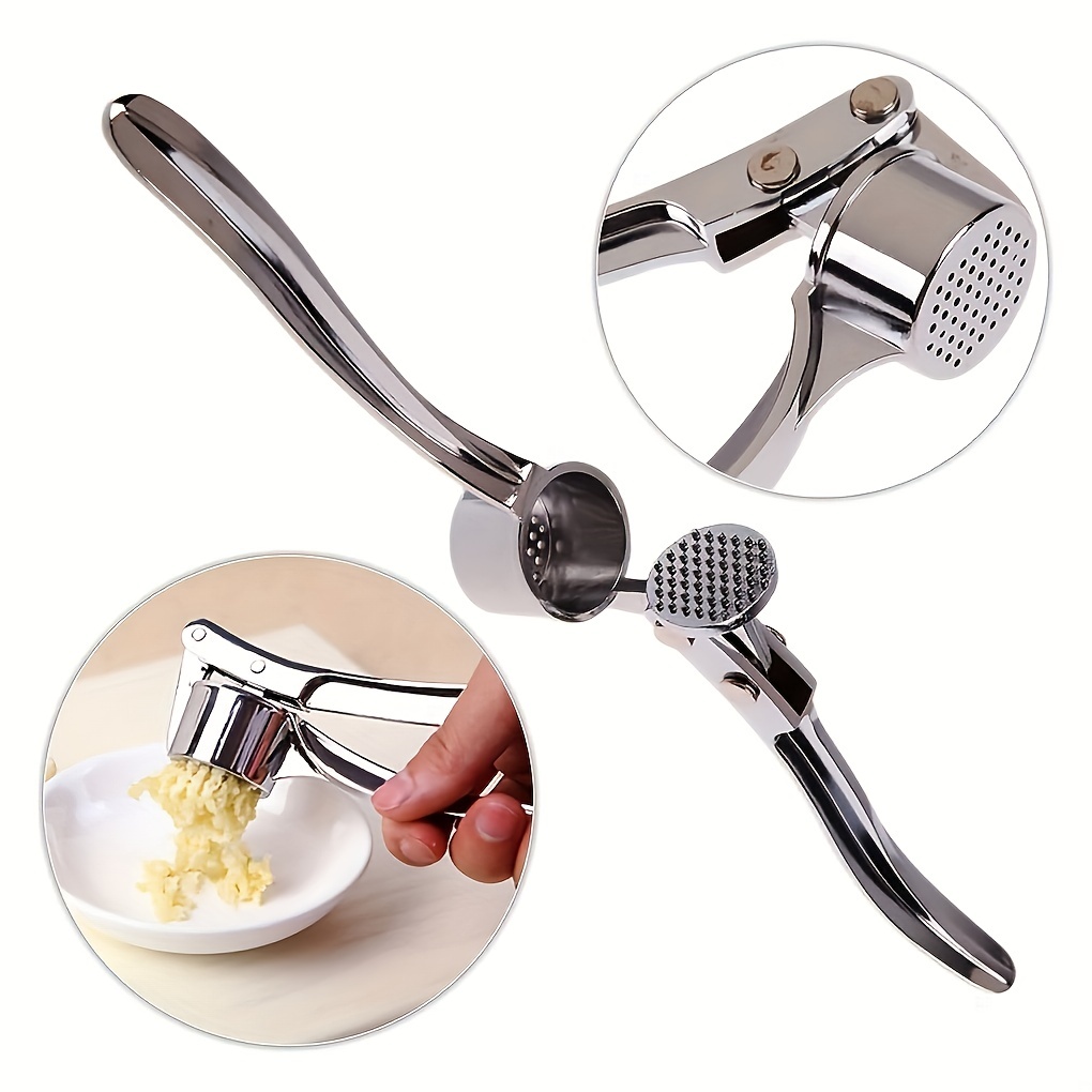 Garlic Press Stainless Steel New Design Mincer Squeezer Crusher