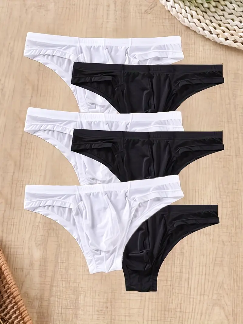 Men's Underwear Sexy Low Breathable Raised Men's - Temu
