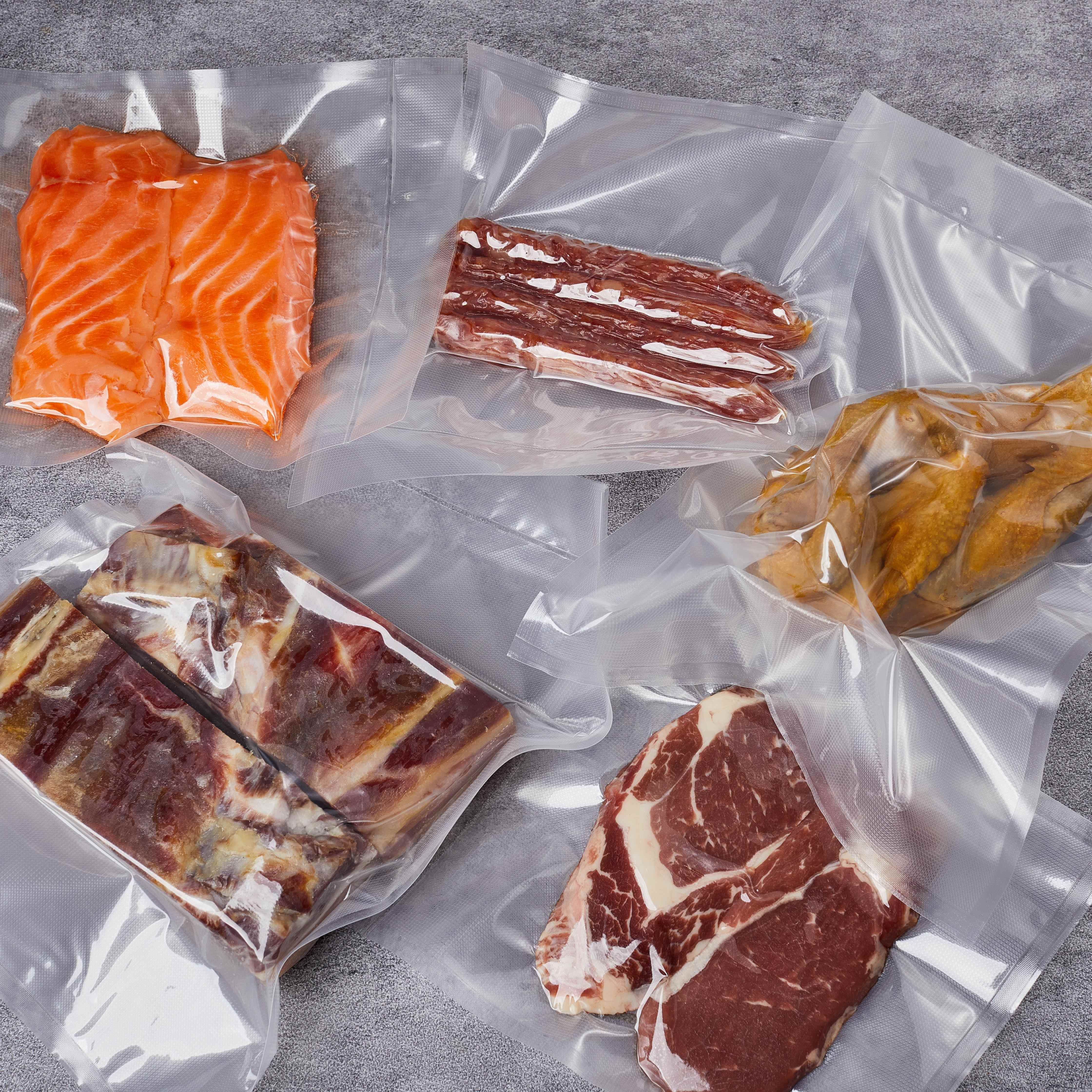 Lot Mesh Vacuum Bags For Food Preservation - Vacuum Sealer Storage Bags For  Deli Meat, Steak, And More - Sous Vide Bags For Kitchen Accessories - Temu