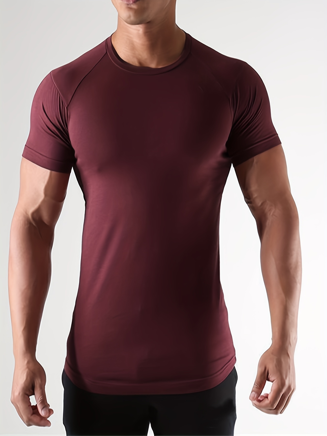 Ullnoy 4 Pack Men's Dry Fit T Shirt Moisture Wicking Athletic Tees Exercise  Fitness Activewear Short Sleeves Gym Workout Top Black/Dark Gray/Navy/Wine  Red S : : Clothing, Shoes & Accessories