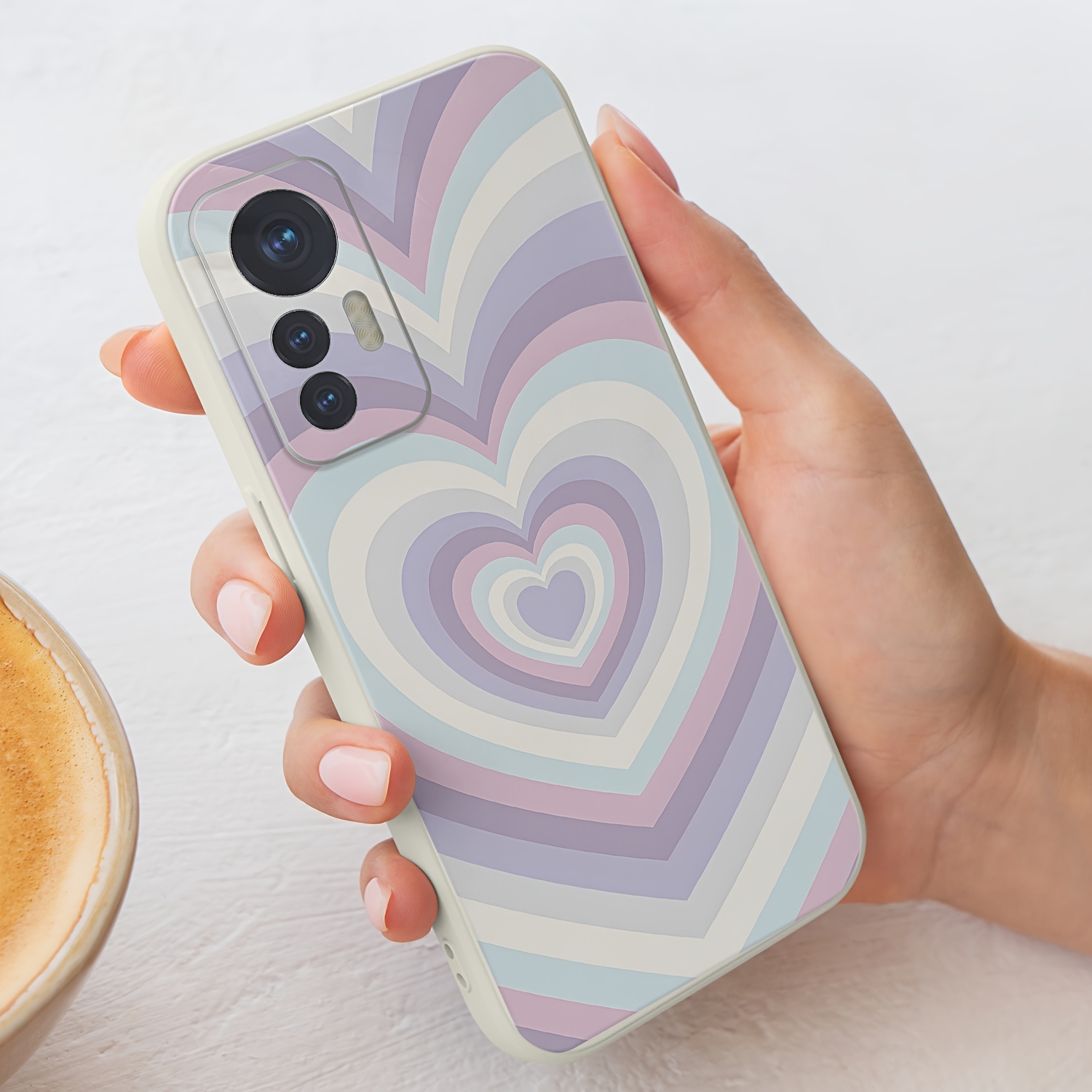 

Multicolor Multiple Shadow Love Pattern Suitable For Redmi Note 8 10 11 12 S Se 4g 5g T Pro Promax Pro-4g Lite Youth Edition Indian Version Tpu Material Phone Case