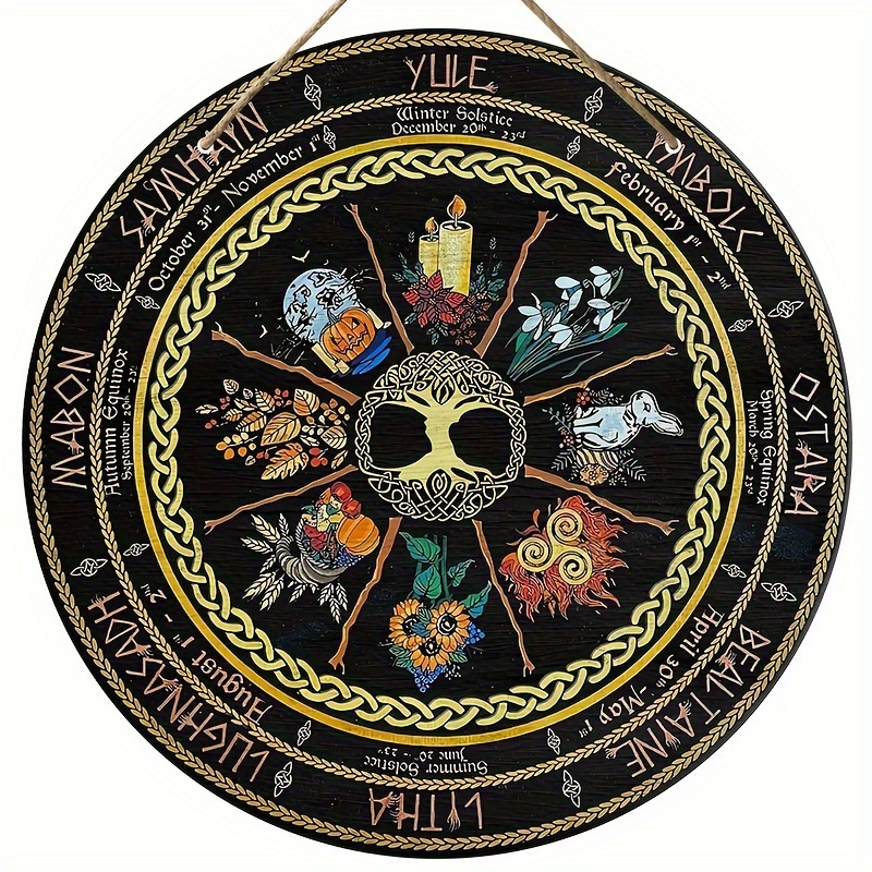 Calendrier mural de la sorcière 2024 États-Unis et Canada 13 mois Calendrier  païen Wiccan Calendrier des phases de la lune Événements astrologiques  Sabbats et Esbats -  Canada
