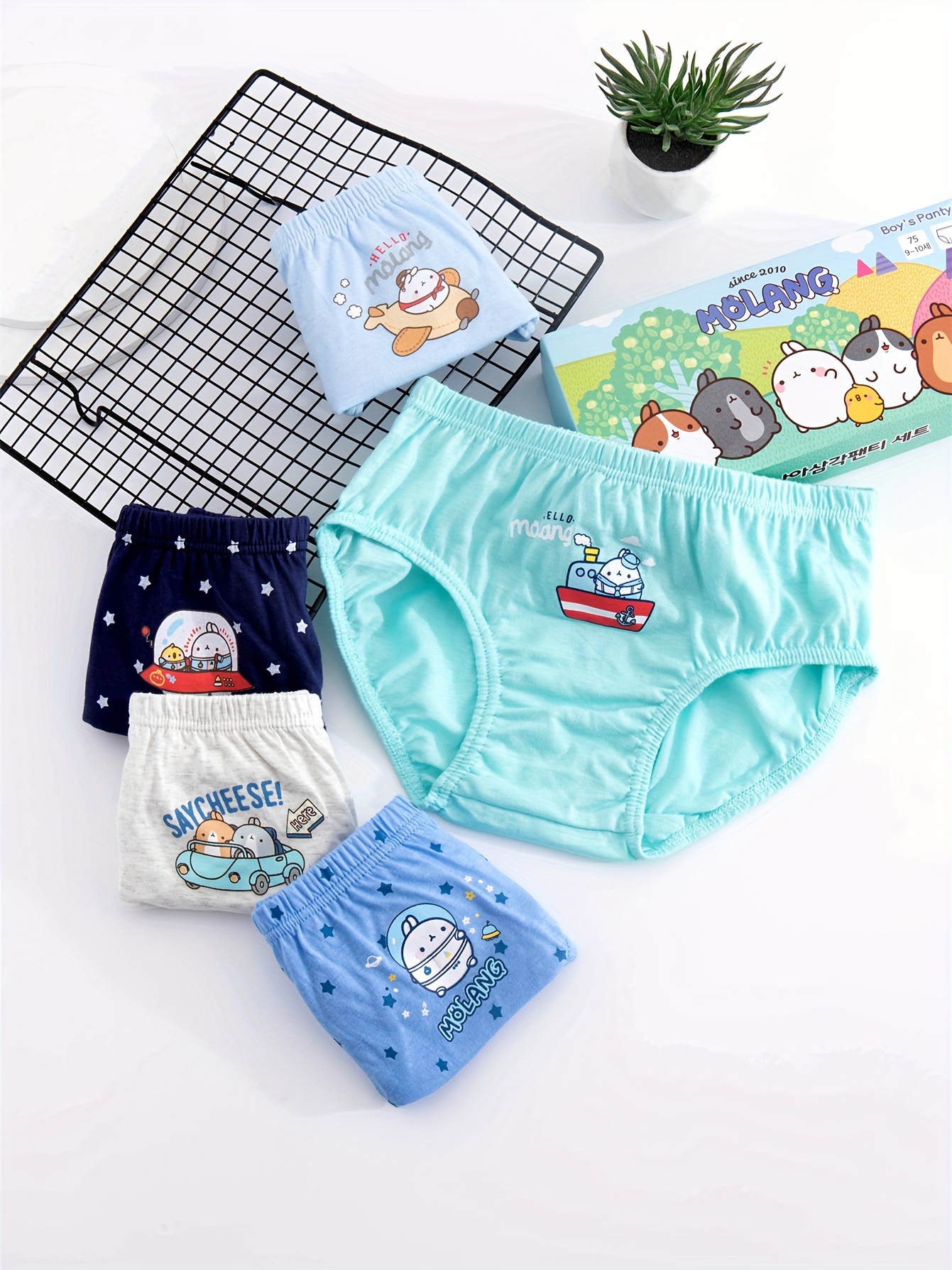 Toddler Boys Briefs Underwear Soft Breathable Cartoon Random - Temu United  Kingdom