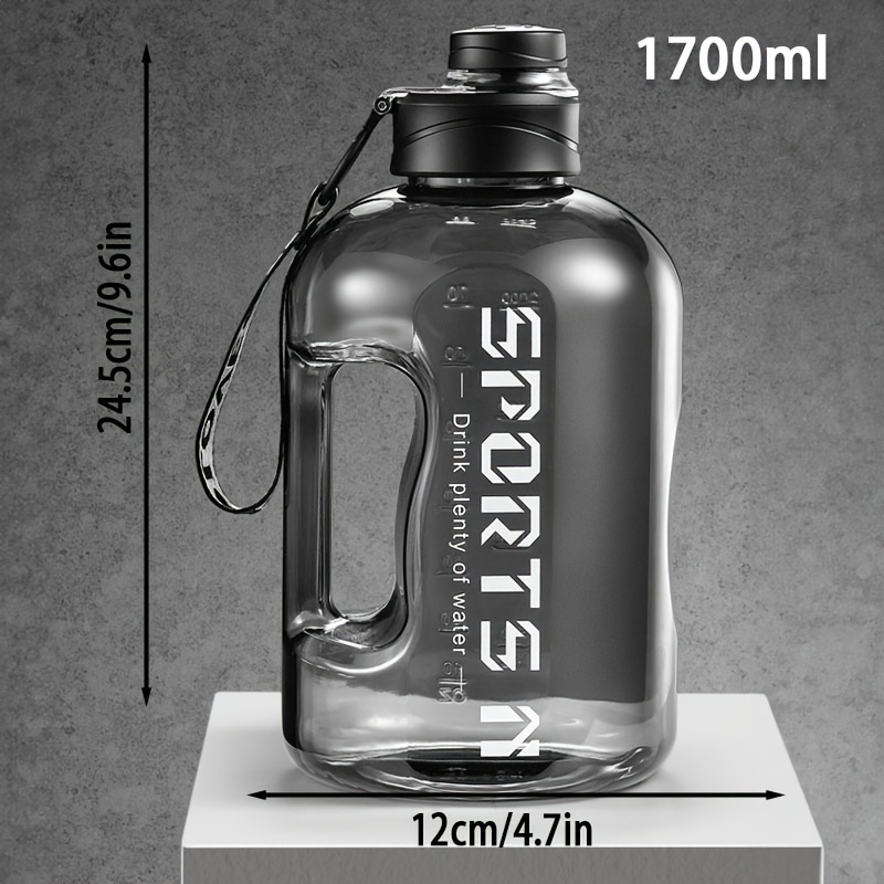 Large Capacity Big Belly Water Cup, Gradient Color Leakproof Plastic Water  Bottle, Suitable For Fitness Sports - Temu