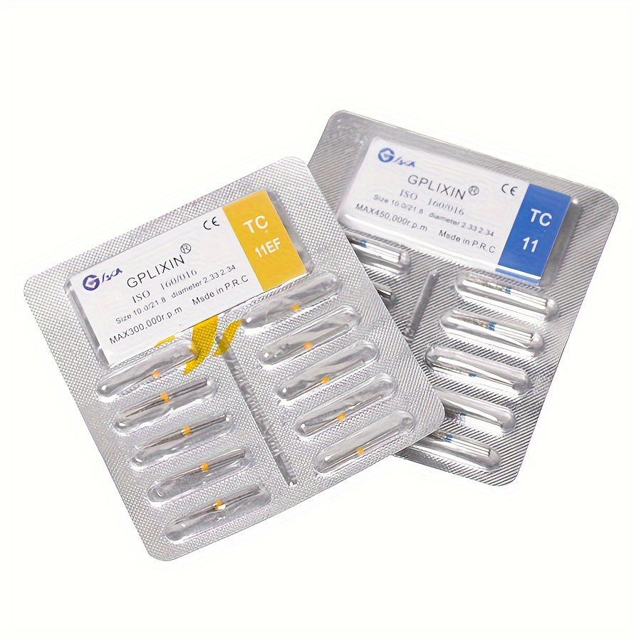 10pcs Diamond Dental Double Polishing Needles