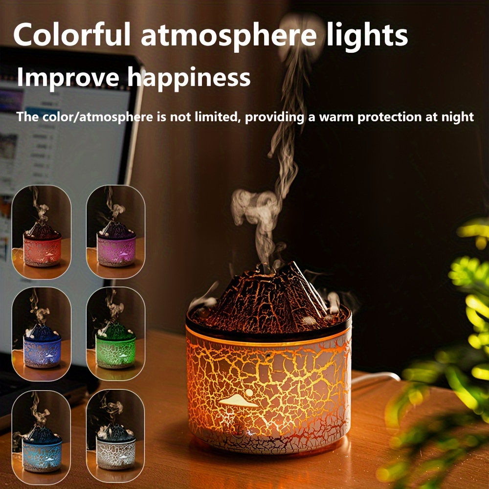 Flame Diffuser, Color Change Humidifier, Portable-noiseless Aroma Diffuser, Essential  Oil Diffuser With No-water Auto-off Protection - Temu Italy