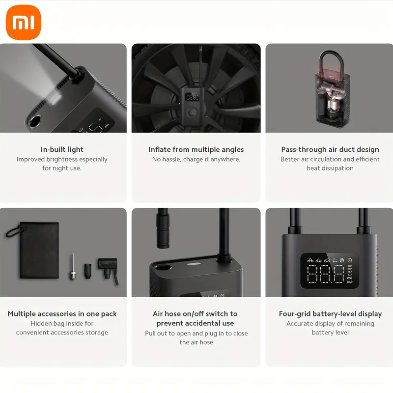 Xiaomi Electric Inflator 1S/Air Pump 2 Electric Air Pump With Digital  Display