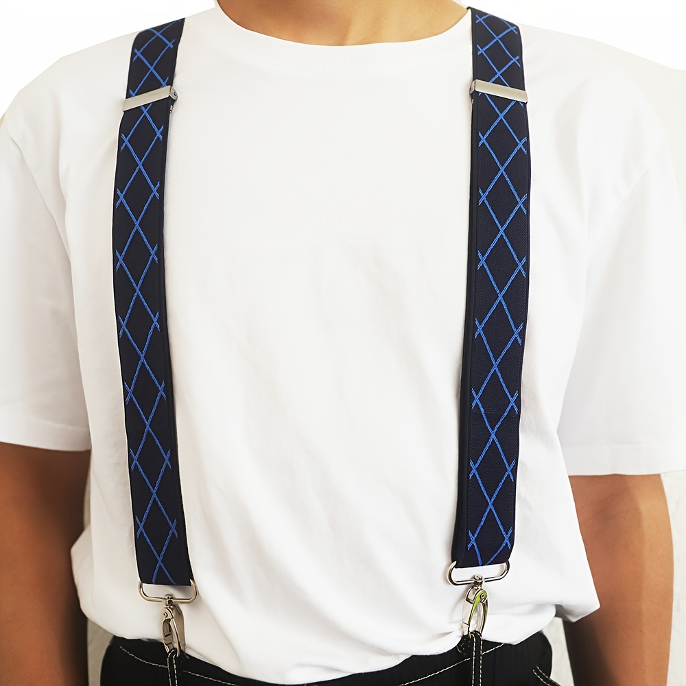 X Shaped Extended Suspenders Wide Trouser Suspenders Mens Shirt Elastic  Suspenders Ideal Choice Gifts - Jewelry & Accessories - Temu Austria
