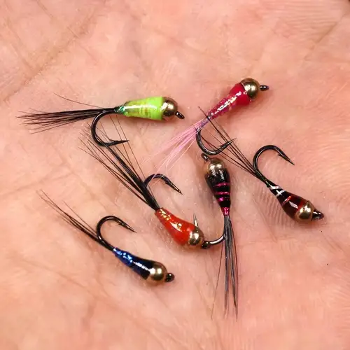 Copper Bead Head Fly Fishing Nymph And Dry Flies Kit - Temu Canada