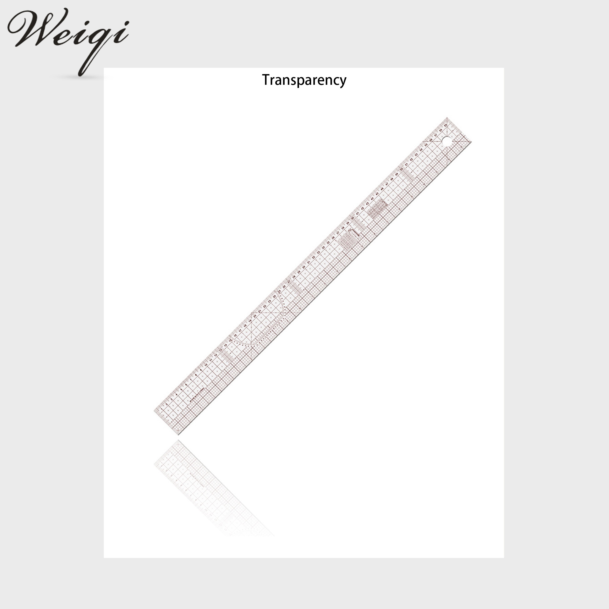 Clear Sewing Ruler Patchwork Ruler With Grid Lines Tailor - Temu