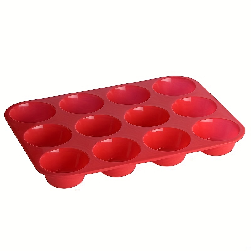 Silicone Jumbo Muffin Pan 12 Cups,Large Size, Non-Stick Muffin Molds for  Baking,Muffin Tray, Food-Grade Muffin Tins, BPA Free 