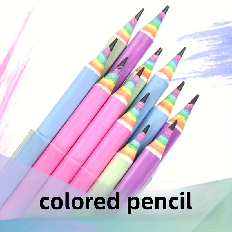 Crayons HB avec Gomme  Crayons Motifs de Licorne d'Arc-en-Ciel