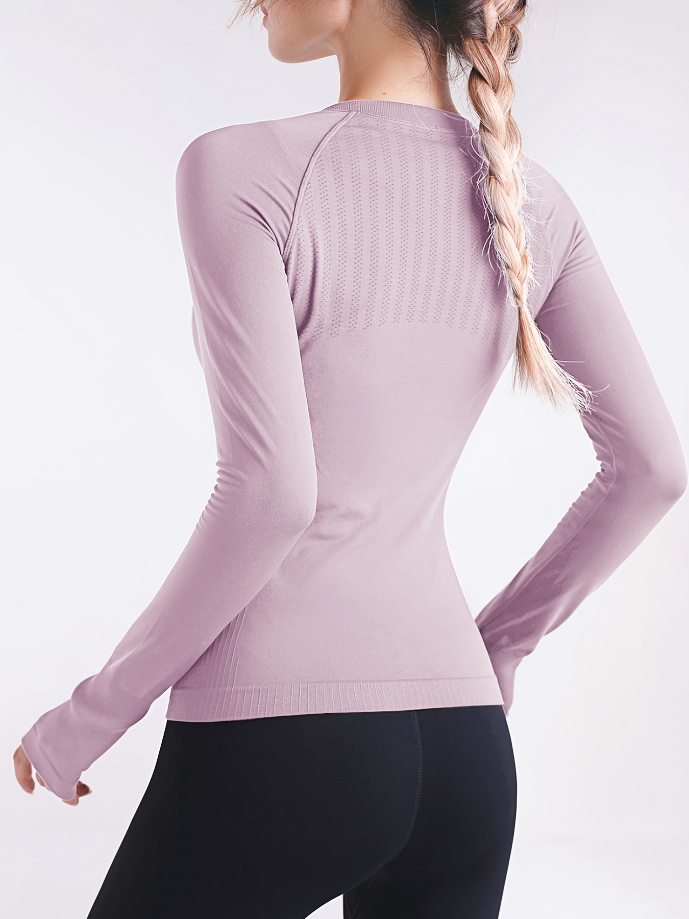 Yoga sports top fitness wear women long sleeve sports top running quick dry  T-shirt tight sexy yoga bottoming shirt