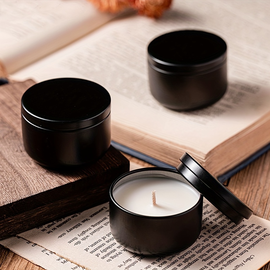 Travel friendly Candle Tin Round Metal Jar For Storage - Temu