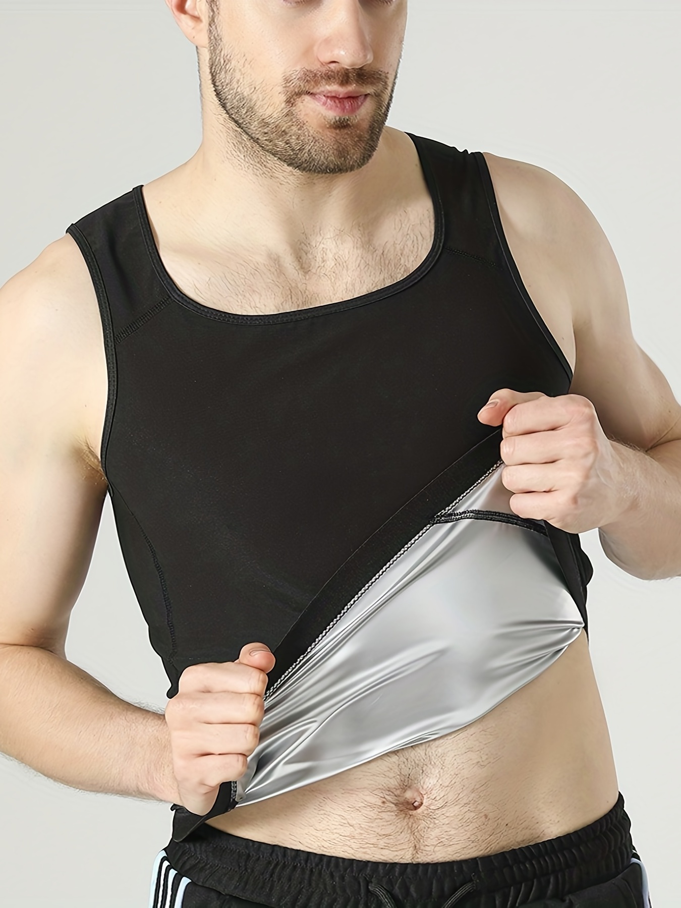 Men's Sweatshirts Men's Weight Loss Sports Vests Men's Body - Temu