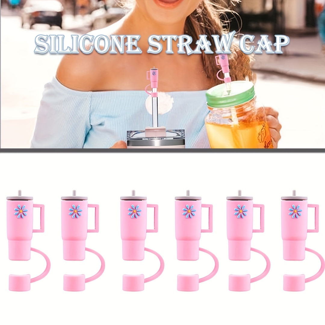 Straw For Stanley Tumbler Cup, Reusable Silicone Straw Tip Topper, Dust  Proof, For Safe Straw Protection And Unique Decorations, For Stanley Cup -  Temu