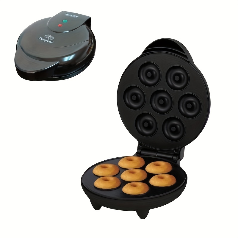 Courant Mini Donut Maker Machine, Makes 7 Doughnuts - Red : Target