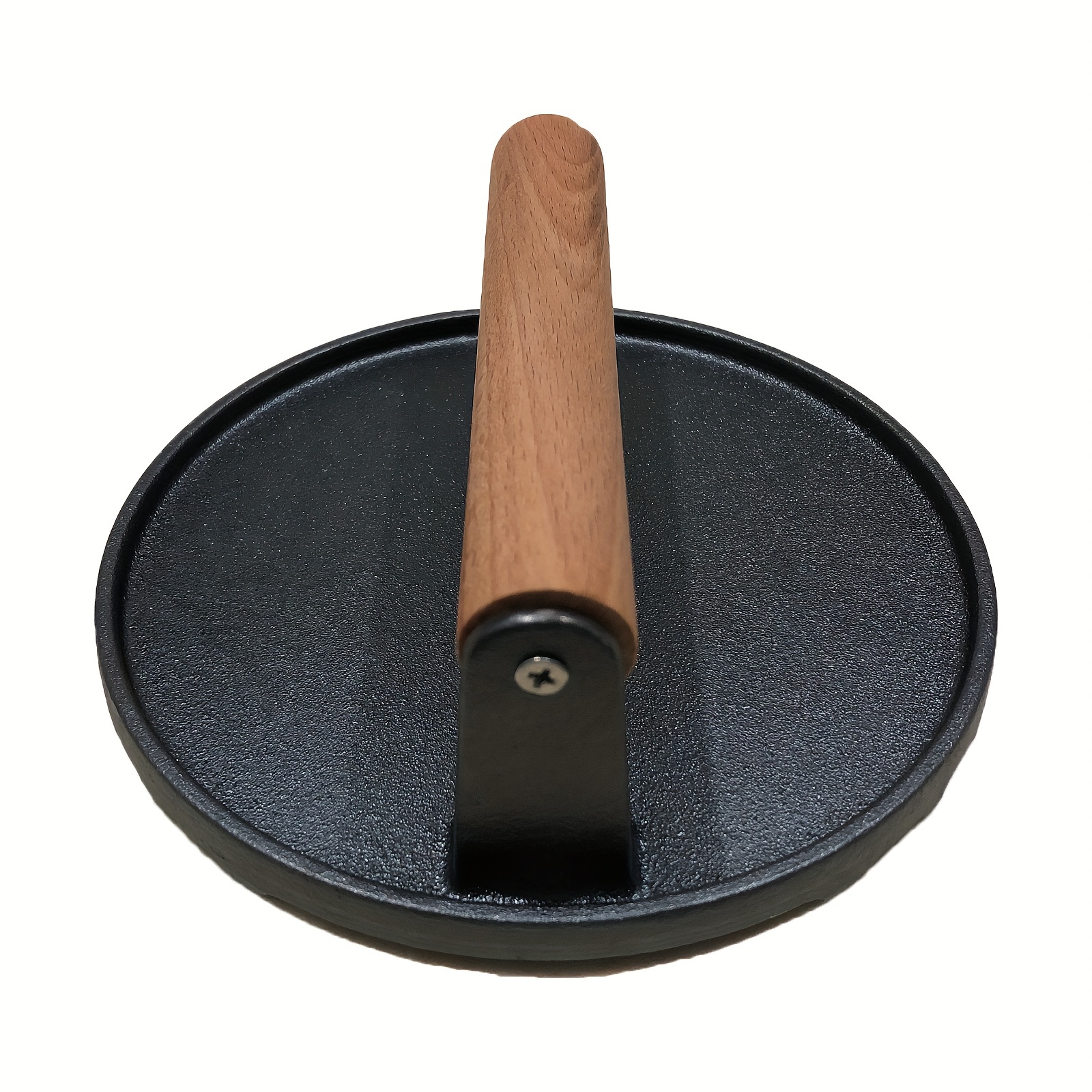 Cast Iron Burger Press Perfect For Making Crispy Evenly - Temu