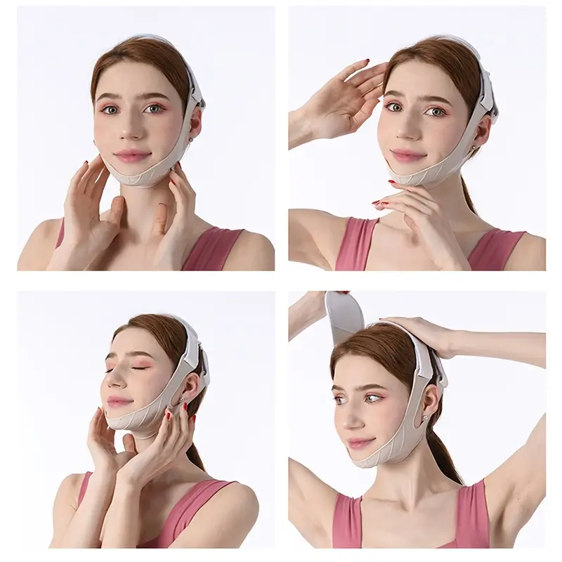 Silicone Face Shaping Bandage Women Chin Cheek Lift Up Belt - Temu