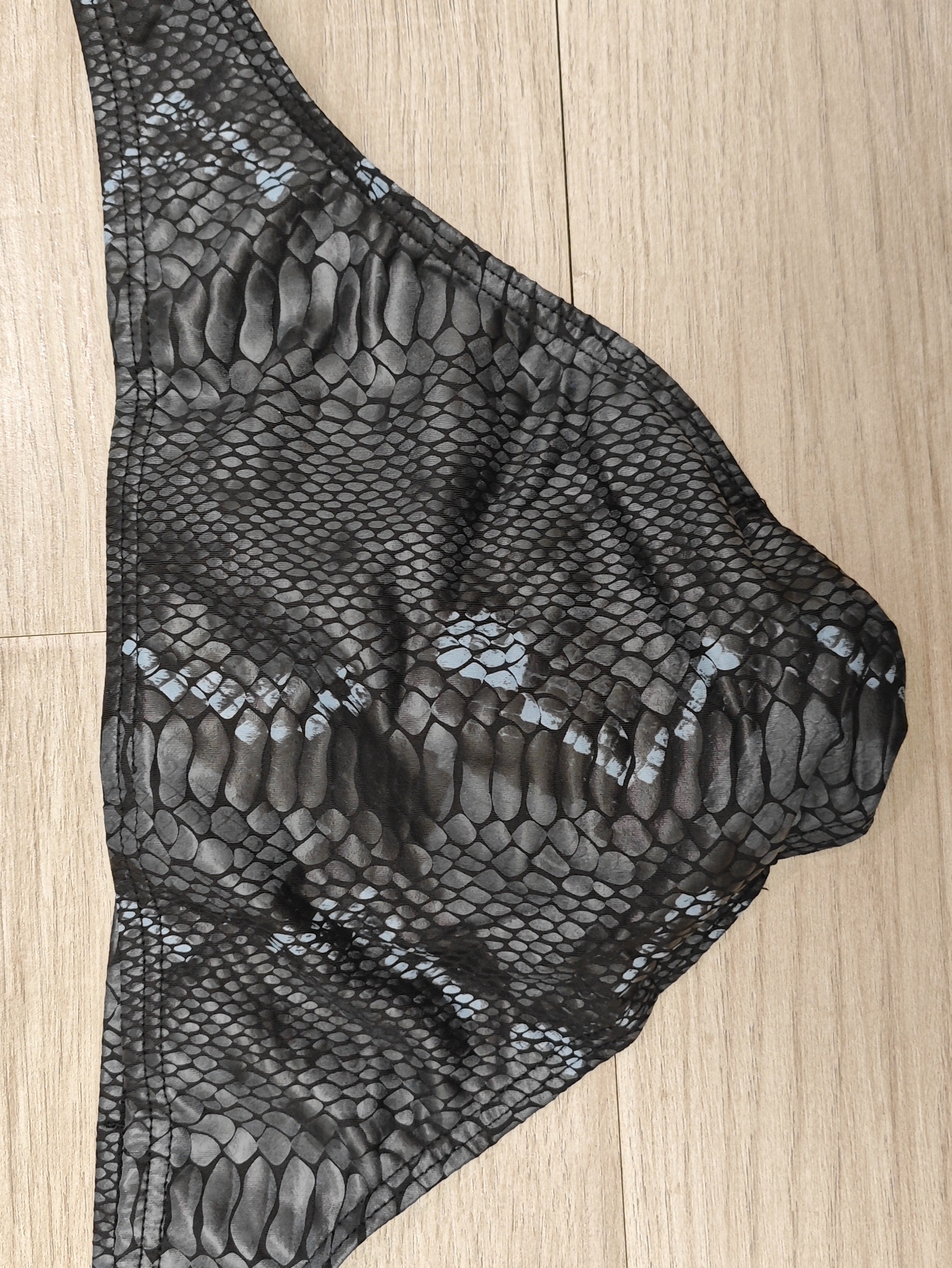 Men's Underwear Snakeskin Pattern Print Sexy Thong U Convex - Temu