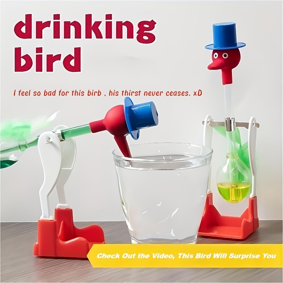The Famous Drinking Bird - Considered The Closest Example To A Perpetual  Motion Device. Science And Educational Toy, Lucky Birds,,dipping Birds,creative  Toys, Desktop Decoration, Stem Gift For Kids - Temu