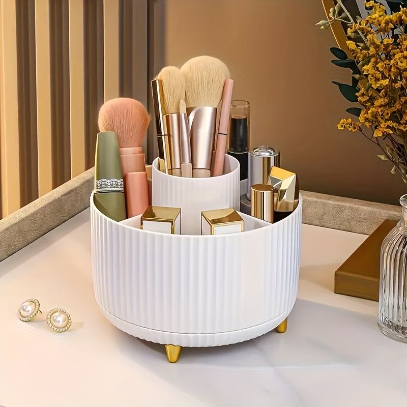 Silicone Makeup Brush Holder Cosmetic Storage Box Painting - Temu