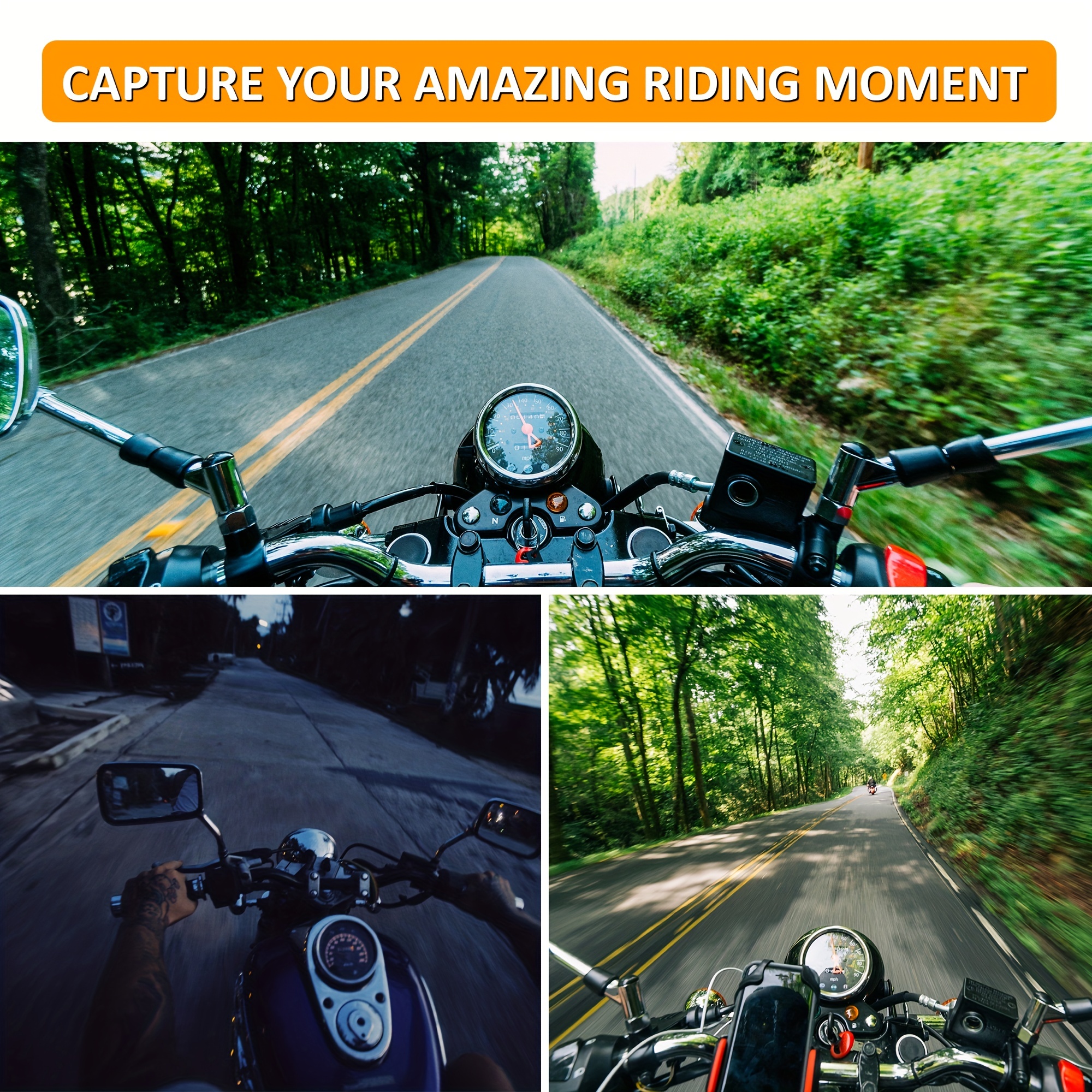 Jugulaire pour casque de moto compatible avec la caméra d'action GoPro  AKASO pour accessoires de prise de vue VLOG/POV
