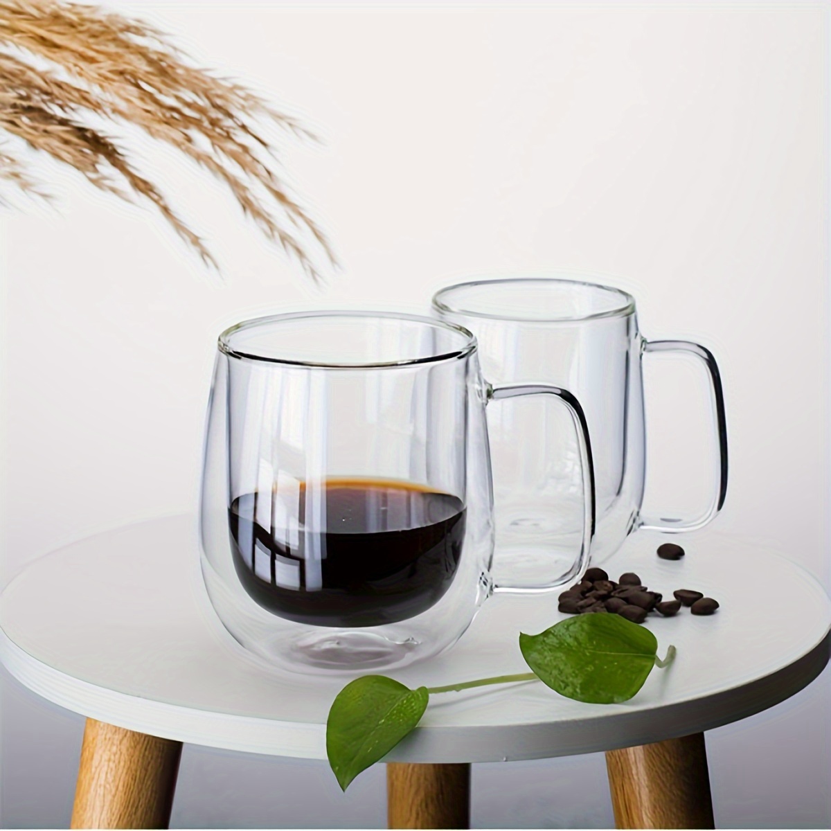 Double Wall Mug, Glass Mugs for Coffee