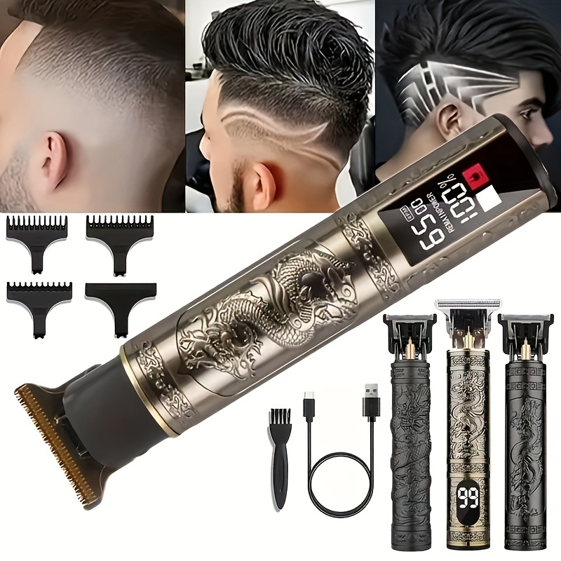 Macchina Per Tagliare I Capelli Elettrica Hair Clipper, T9 Clipper Hair  Ricaricabile Professionale Beard Shaver Trimmer Per Uomini - Temu Italy