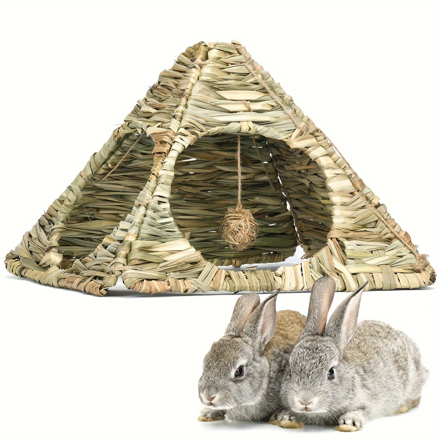 Straw rabbit home - Rabbit Nest - Hideaway - Flop Bunny