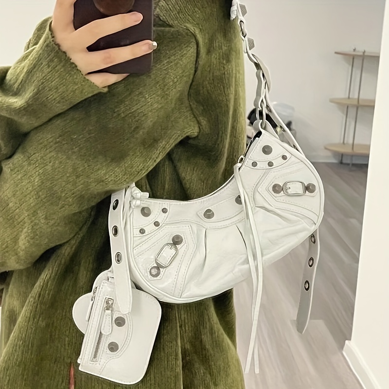 Fashion Multi-color Twilly Scarf Decor Metal Chain Handle Classic Simple  Faux Suede Clutch Bag For Women, Textured Cloth Purse, Classic Evening Bag,  Elegant Prom Purse For Wedding Party