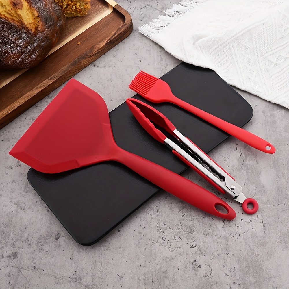 Kitchen Utensil Set, Non-stick Silicone Cooking Utensils, Spatula, Food  Tong, Oil Brush, Kitchen Gadgets For Cooking, Baking, Grilling, Bbq, Kitchen  Gadgets, Cheap Items - Temu